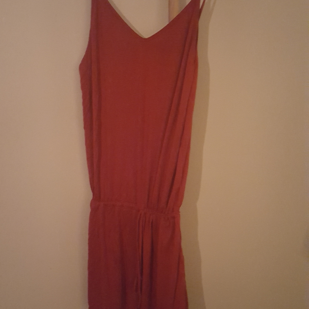 Burgundy romper